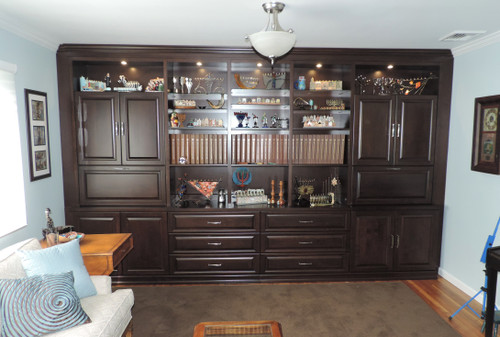 Custom - Wall Unit with Bar - Huntington NY