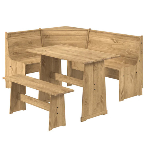 Corona Corner Bench Set