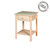 Jamaica One Drawer End Table | Pine Wood