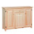 Sunnyside One Drawer Two Door w/Waste Basket Server | Pine Wood Sunnyside One Drawer Two Door w/Waste Basket Server | Pine Wood