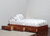 Twin XL Captains Bed With 3 Raised Panel Drawers on Metal Tracks in Birch Twin XL Captains Bed With 3 Raised Panel Drawers on Metal Tracks in Birch