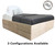 King Storage Bed | Oak Wood King Storage Bed | Oak Wood