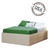 California King Storage Bed | Oak Wood