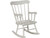 Kids White Rocking Chair