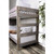 Ampelios Gray Twin/Twin Staircase Bunk Bed
