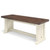 Harvest White Corner Bench Set