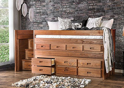 solid wood kids bedroom set