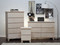Shown in Unfinished Birch, w/ matching dresser & nightstand.