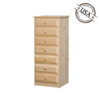 Riverdale Seven Drawer Lingerie Chest 20 x 21½ x 52 | Pine Wood