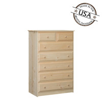 Riverdale Seven Drawer Chest 20 x 36 x 54½| Pine Wood