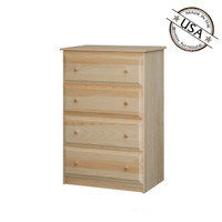 Riverdale Four Drawer Chest 20 x 31 x 46 | Pine Wood