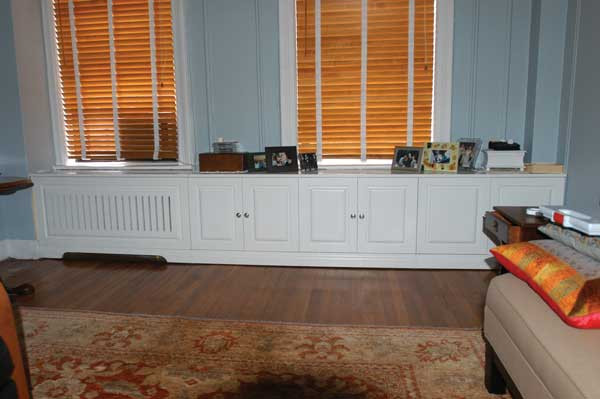 Custom - Built-In Raised Panel Radiator Cover | Gothic Furniture