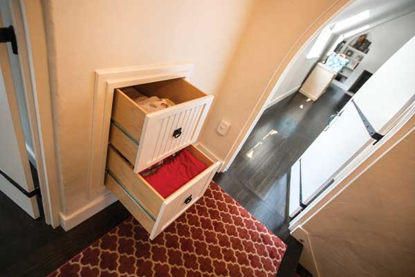 Custom Wall Enclosed Hamper Gothic Furniture