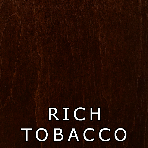 tobacco finish furniture Wood Finish Sample | Rich Tobacco - Stain | Birch Wood