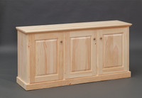 Pine Storage  Cabinet 17 x 62 x 30