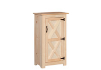 Pine Barn Door Jelly Cabinet 15 x 23 x 41