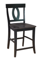 Coal and Black Verona Stool