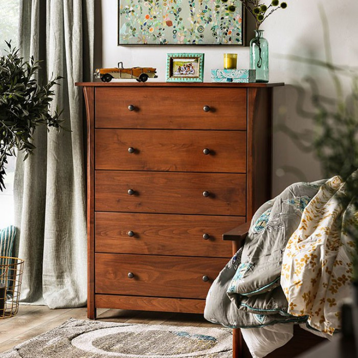 white christmas dresses Crafters and Weavers Granville Parota 5 Drawer Dresser