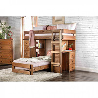 Beckford Twin Loft Bed with Desk and Chest