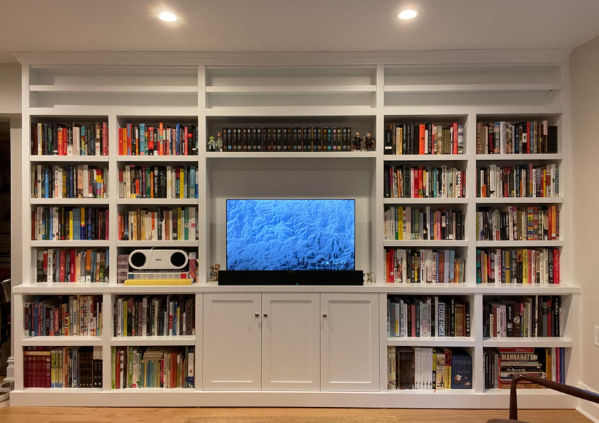 Custom TV Wall Unit NYC Gothic Craft