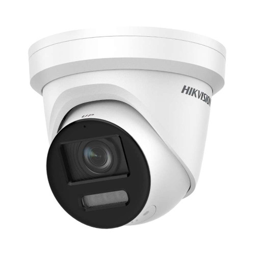 Hikvision 8MP Outdoor 3-in-1 Turret Camera, ColorVu, AcuSense, Live-Guard, 4mm