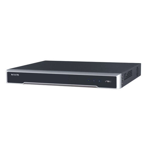 Hikvision 8ch PoE NVR, 80Mbps H.265, 8 PnP ports, 4K, VGA/HDMI, 1RU, 2 HDD Bay + 3TB