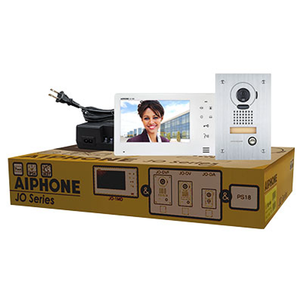 Aiphone JO 7" Video Intercom Kit, Vandal Door Station, Flush Mount