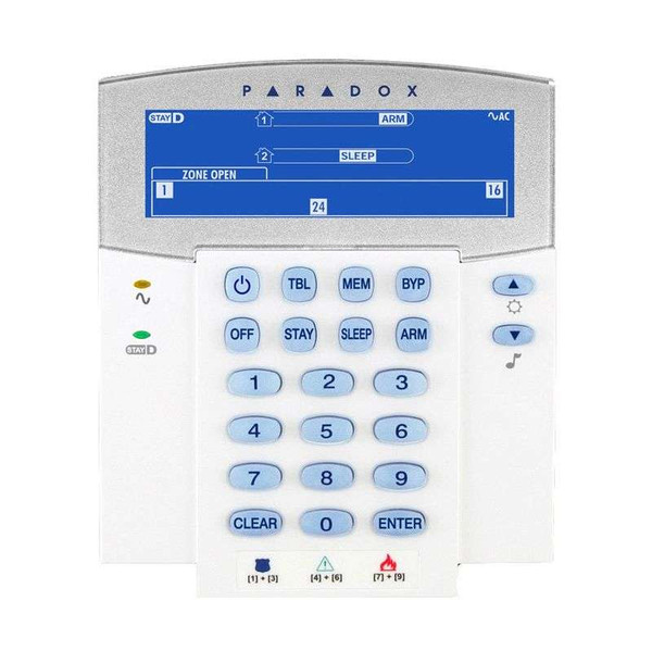 32-Zone Hardwired Fixed LCD Keypad Module (AKA K32I)