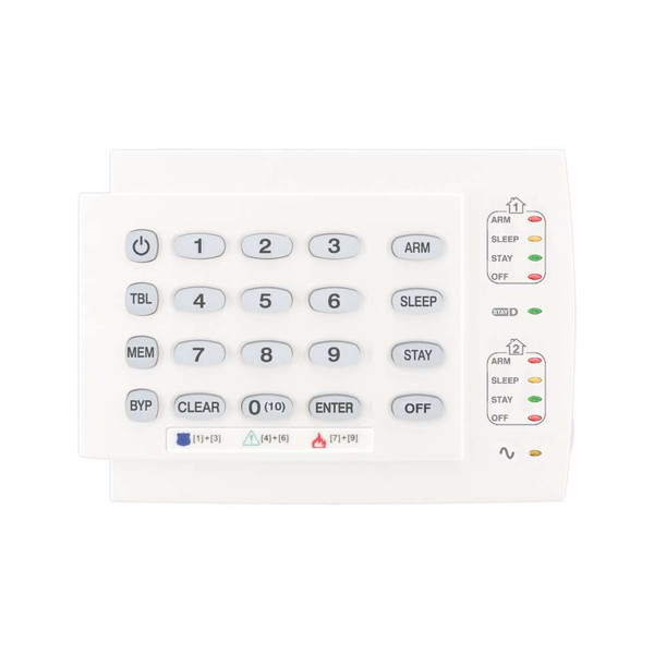 10-Zone Hardwired LED Keypad Module, Horizontal