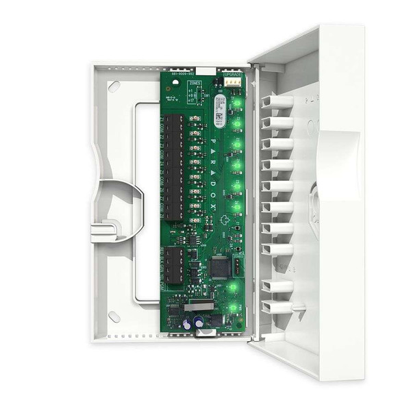 Paradox 8 Zone Expansion Module, Plastic Enclosure, Supports SP, MG and EVO