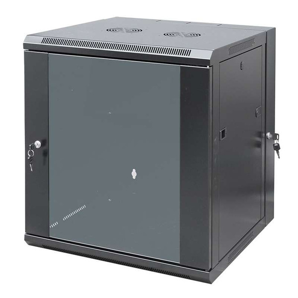 X2 Racks, 12RU Double Section Wall Mounted Cabinet, 600 (W) x 600 (D) x 635 (H)
