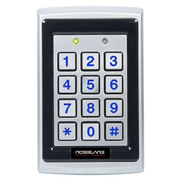 Rosslare 3x4 PIN Keypad, EM Prox, Wiegand, Backlit, Vandal, IP65