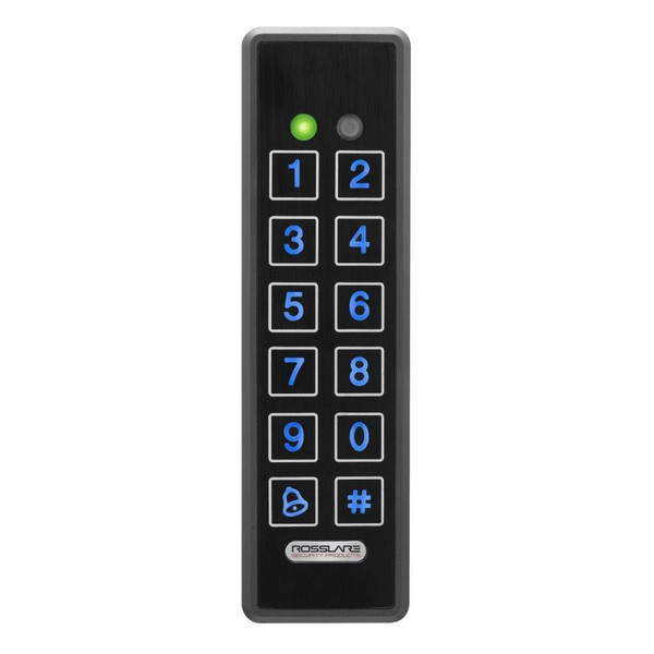 Rosslare Mullion goPROX Reader with 2x6 Matrix Keypad, Black