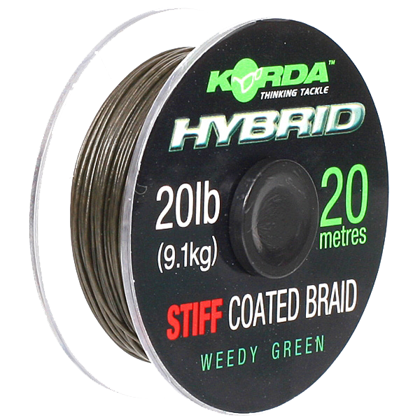 Korda Hybrid Stiff Coated Braid 20lb Hooklink