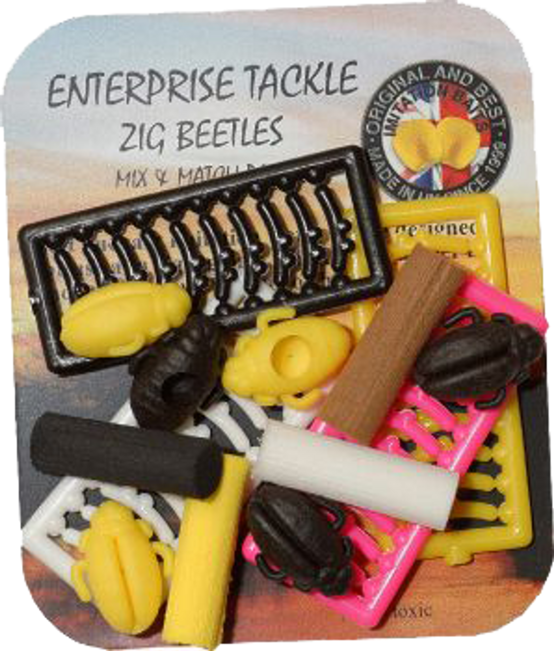 Enterprise tackle zig beetles mix /& match pack 6 st 