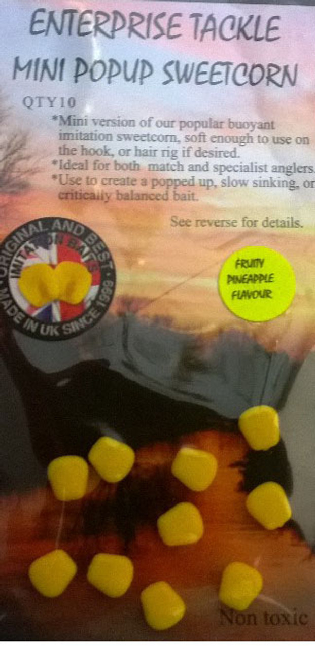 Enterprise Tackle - Mini Pop Up Corn Yellow Fruity Pineapple