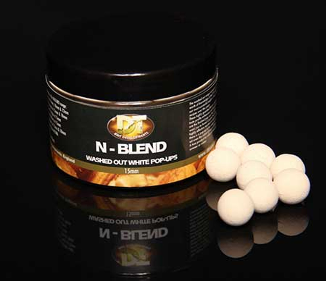 DT Baits N-Blend Washed Out White Pop Ups 15mm