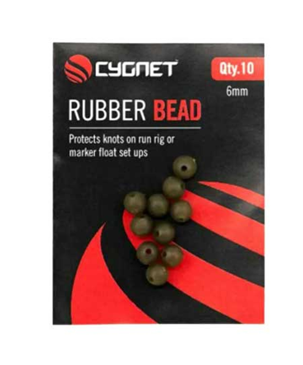 Cygnet Rubber Bead - 6mm