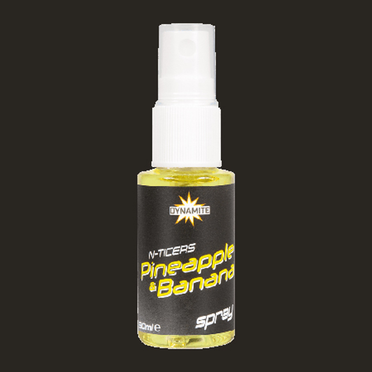 Dynamite Baits N-Ticers Pineapple & Banana Spray 30ml Dynamite Baits N-Ticers Pineapple & Banana Spray 30ml