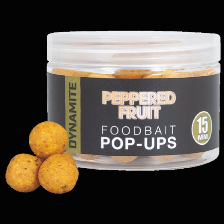 Dynamite Baits Peppered Fruit Foodbait Pop-Ups 15mm
