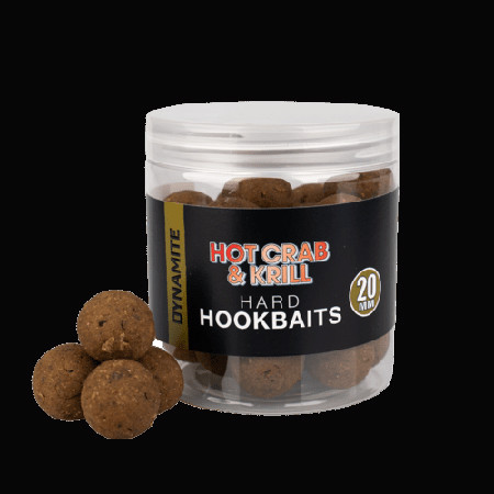 Dynamite Baits Hot Crab & Krill Hard Hookbaits 20mm
