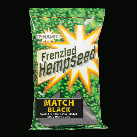 Dynamite Baits Frenzied Hempseed Match Black Groundbait 1Kg