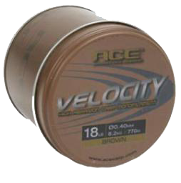 Ace Velocity Carp Mono Camo Brown 10lb 0.30mm 1370m