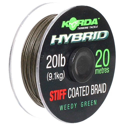 Korda Hybrid Stiff Coated Braid 20lb Hooklink