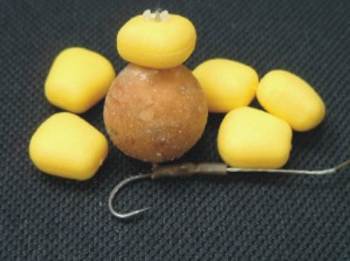 50Pcs Imitation Corn Yellow Jumbo Carp Fishing Bait Floating Fake Food F2N1