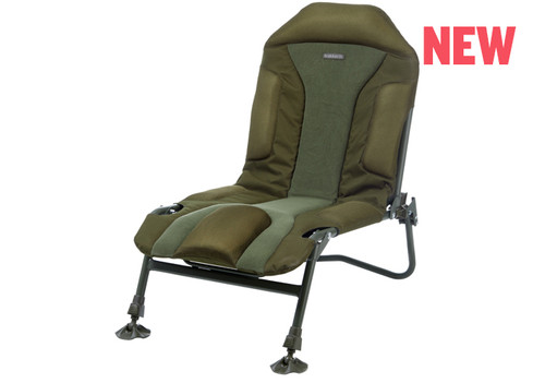 NGT 6 Leg Recliner Bedchair Carp Fising + 5 Season Sleeping Bag + Deluxe  Pillow