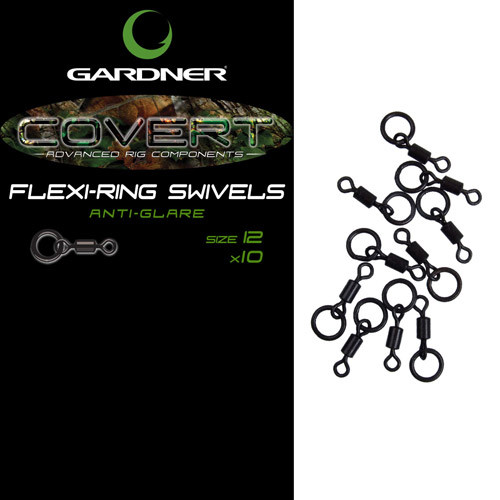 Gardner Covert Flexi-Ring Swivels Size 8