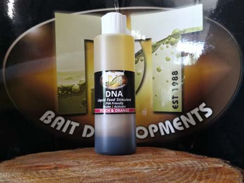 DT Baits Peach & Orange DNA Feedstim Liquid 250ml