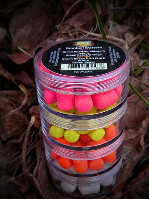 DT Baits Green Beast Take 4 Dumbell Wafters