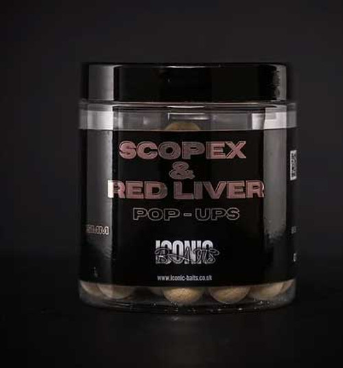 Iconic Baits Scopex & Red Liver Pop Ups